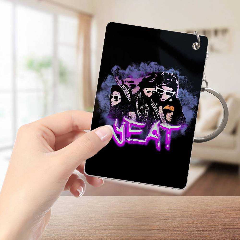 Yeat Keychain Classic Celebrity Keychain Twizzified Yeat by Yeat Keychain