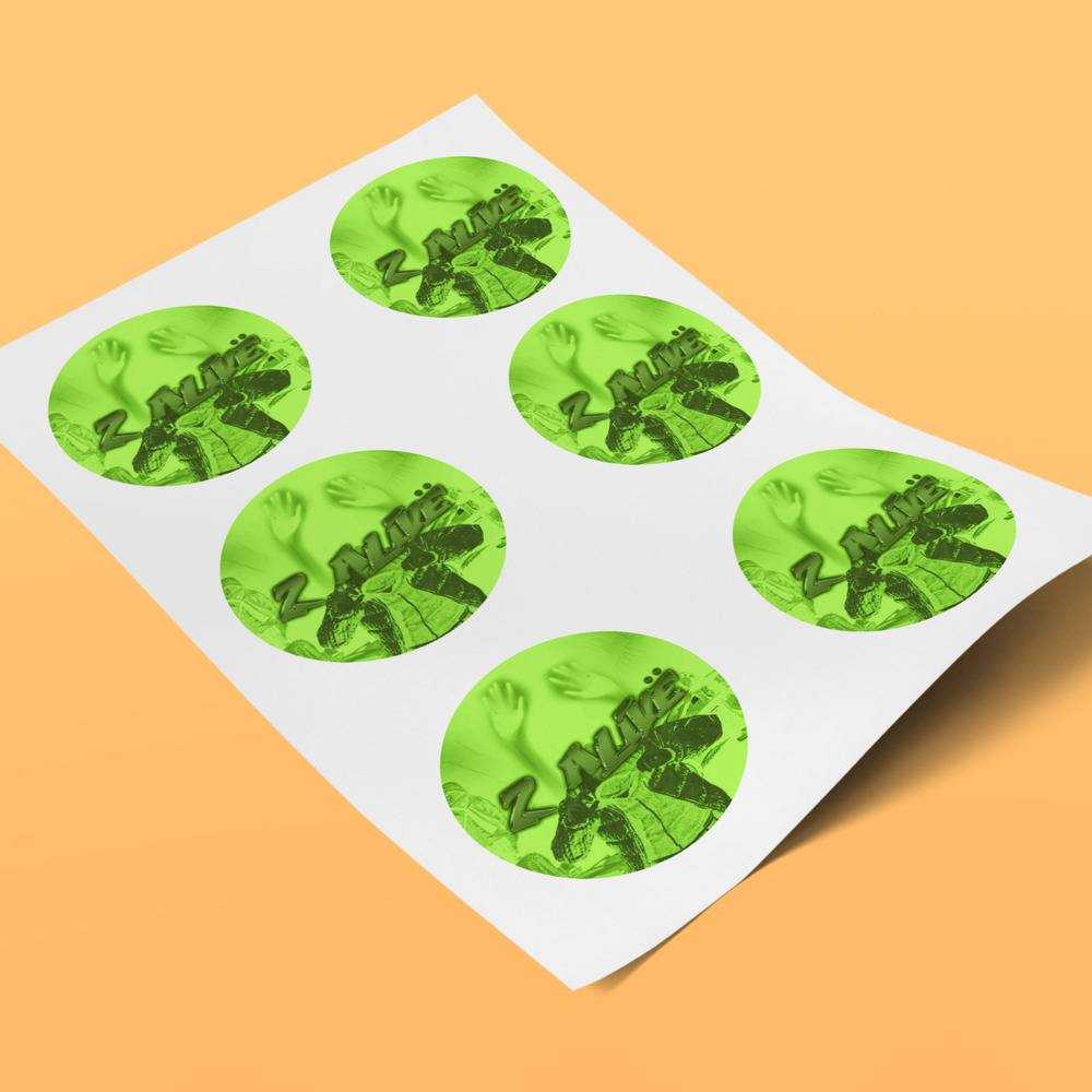 Yeat round stickers decorative stickers gift for fans 2 Alive Album