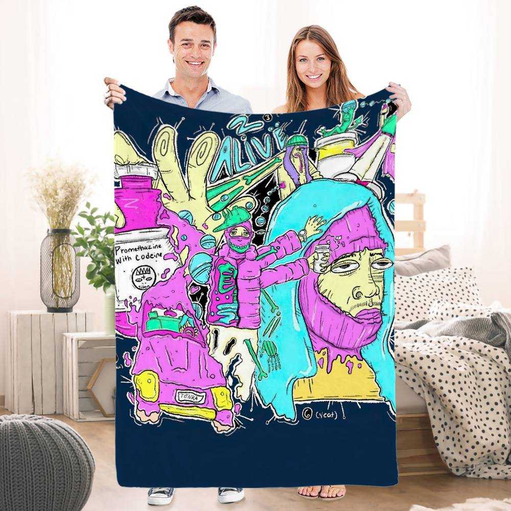Yeat Blanket 2 Alive Comic Blanket