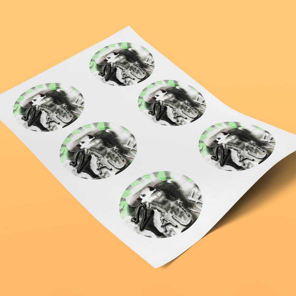 Yeat round stickers decorative stickers gift for fans Sorry Bout That