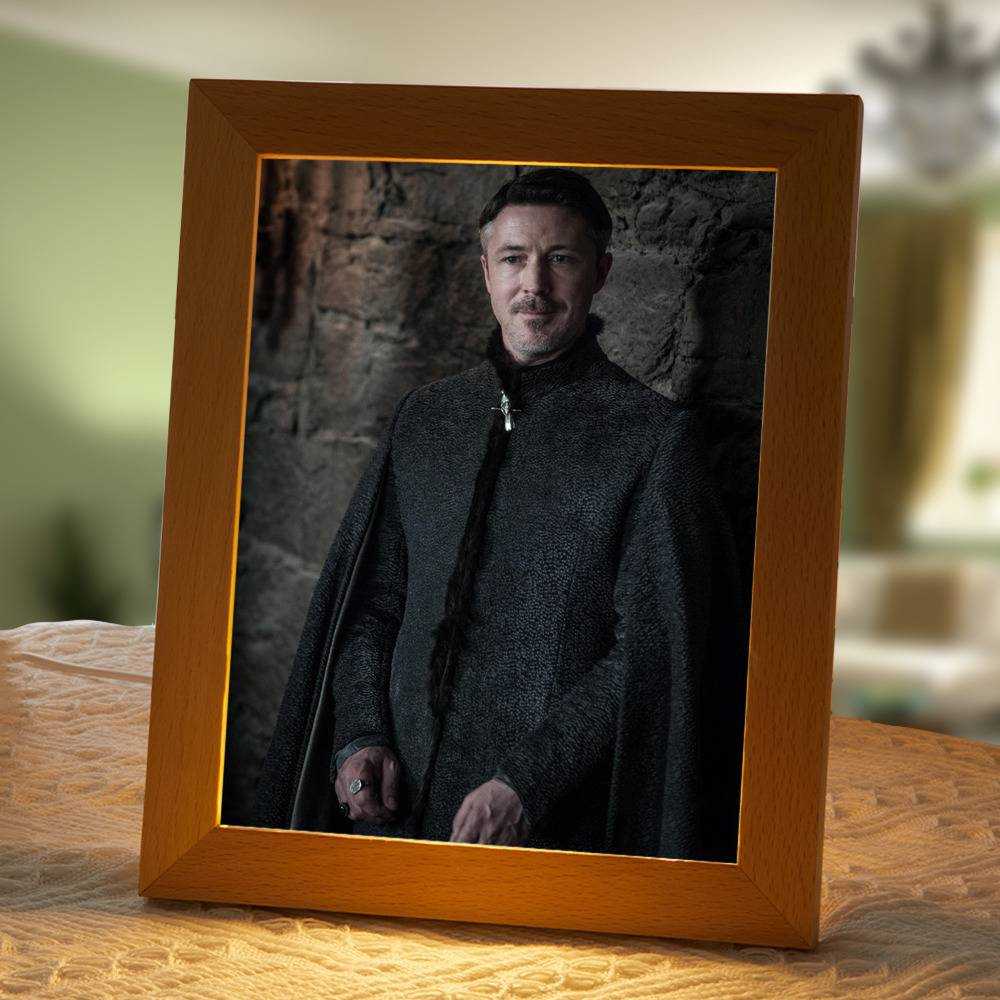 Game Of Throne Lamp Classic Night Light Littlefinger by Game Of Throne Lamp with Wooden Frame