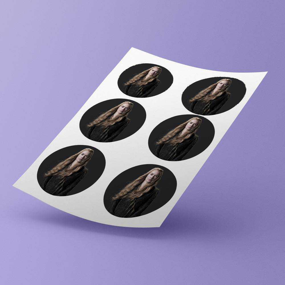 Game Of Throne Round Stickers Cersei Decorative Stickers