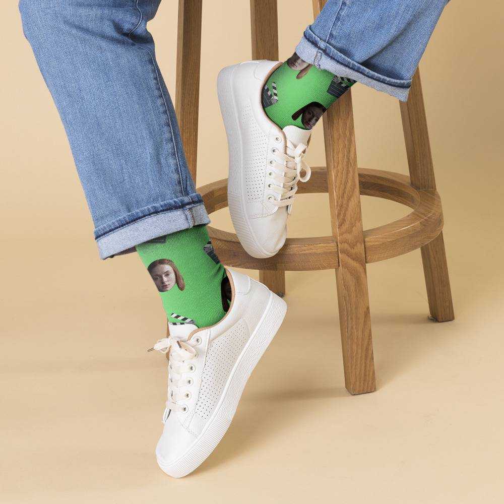 Game Of Throne Socks Custom Photo Socks Classic Slate Socks Green