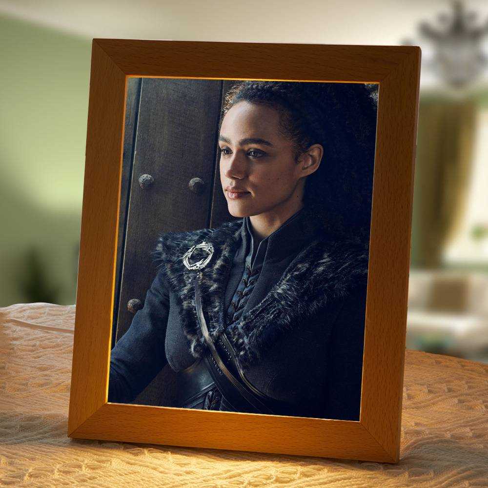 Game Of Throne Lamp Classic Night Light Missandei by Game Of Throne Lamp with Wooden Frame