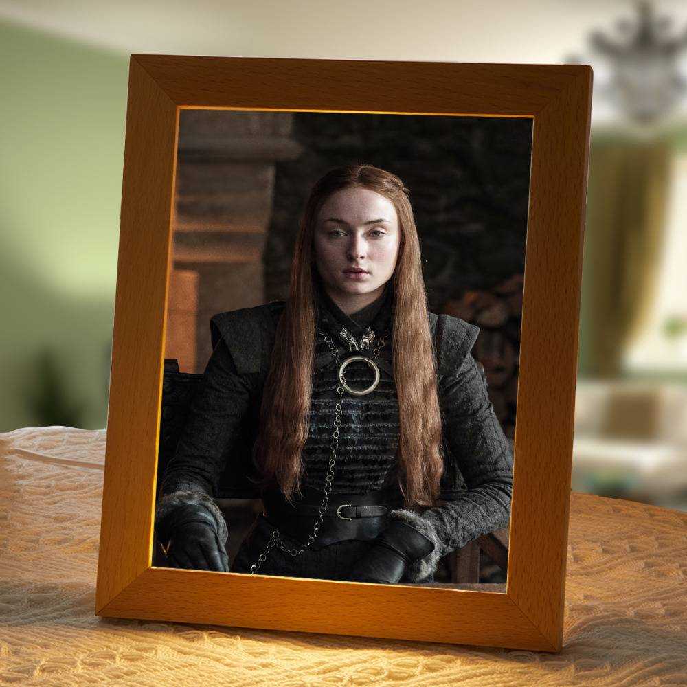 Game Of Throne Lamp Classic Night Light Sansa Stark by Game Of Throne Lamp with Wooden Frame