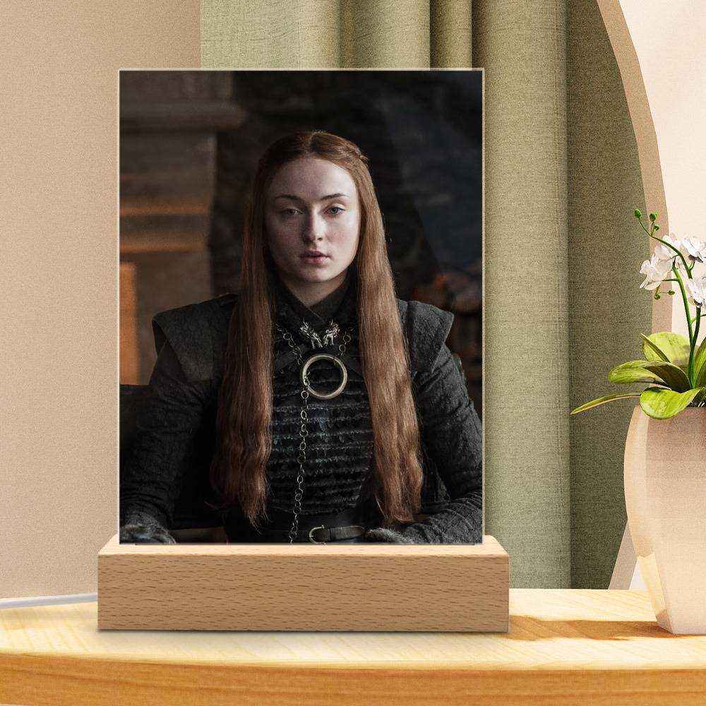 Game Of Throne Lamp Sansa Stark by Game Of Throne Lamp with Wooden Base