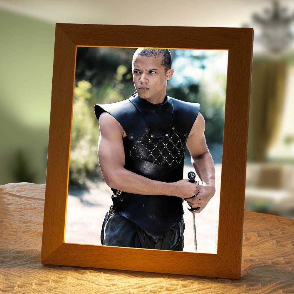 Game Of Throne Lamp Classic Night Light Grey Worm by Game Of Throne Lamp with Wooden Frame