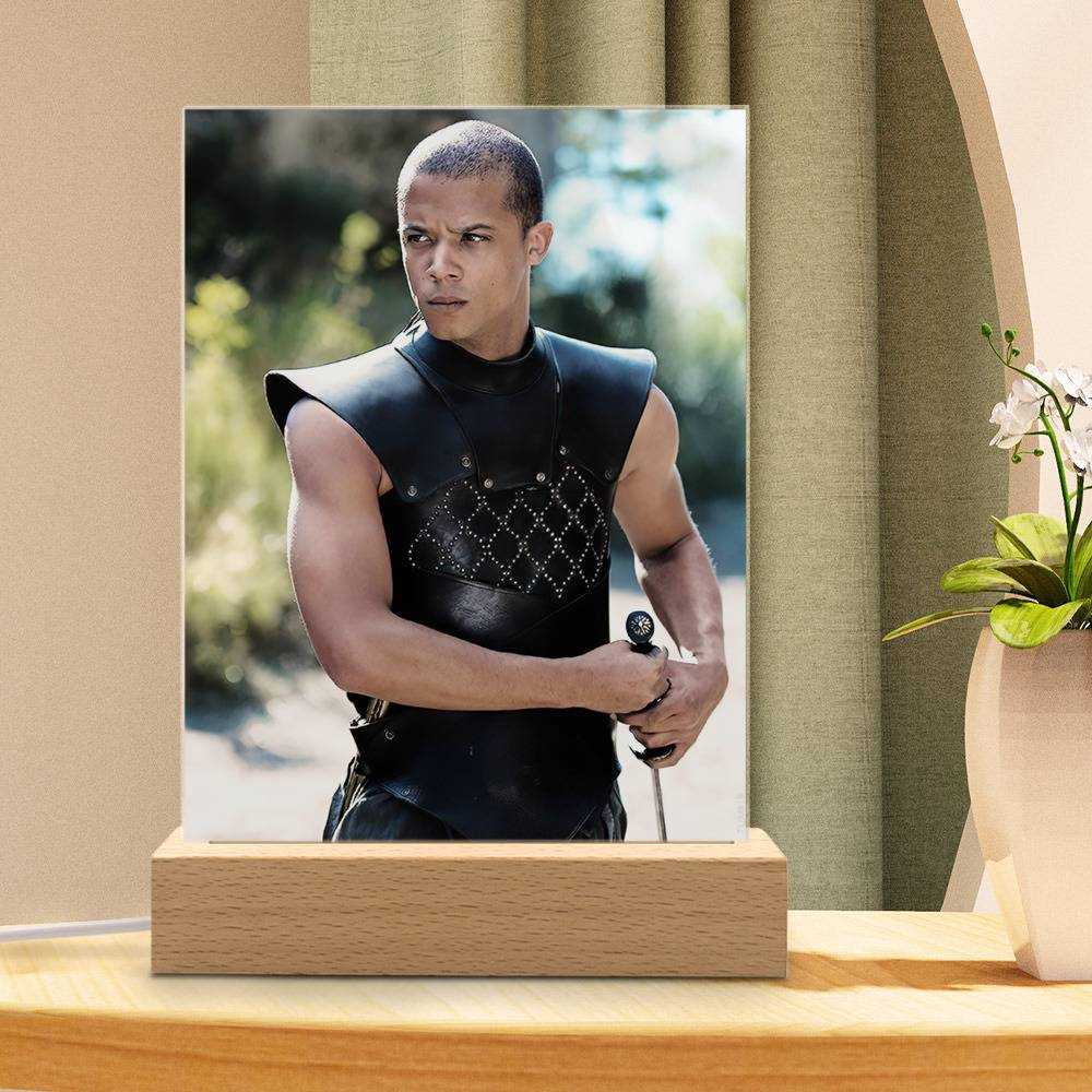 Game Of Throne Lamp Grey Worm by Game Of Throne Lamp with Wooden Base