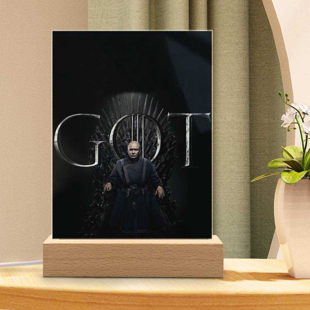 Game Of Throne Lamp Varys by Game Of Throne Lamp with Wooden Base