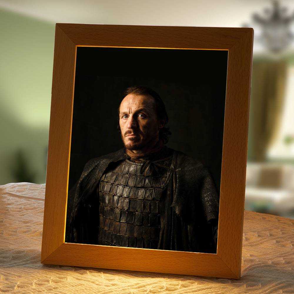 Game Of Throne Lamp Classic Night Light Bronn by Game Of Throne Lamp with Wooden Frame