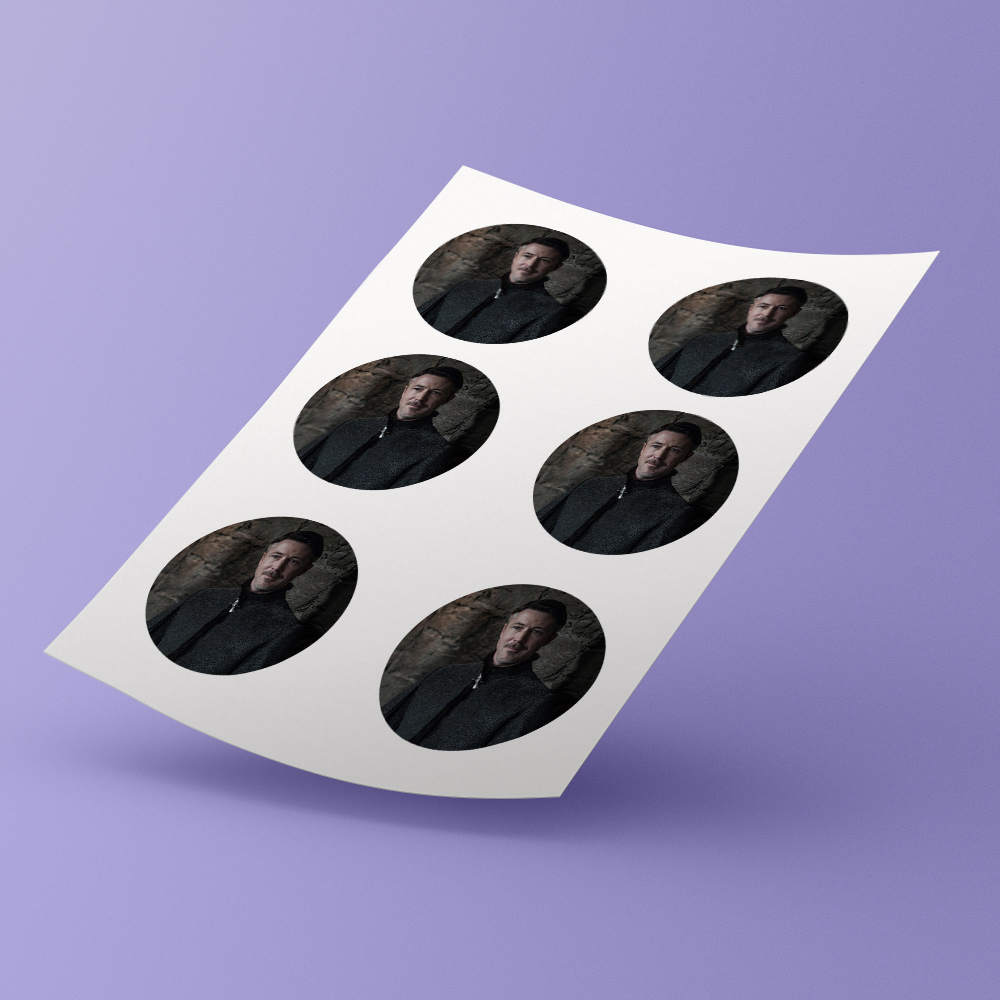 Game Of Throne Round Stickers Littlefinger Decorative Stickers