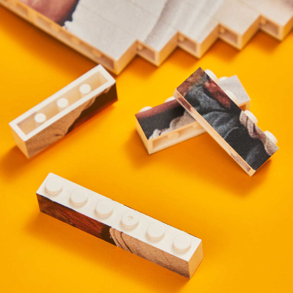 Weihnachtsgeschenke Personalisiertes Baustein-puzzle-herz-kundenspezifisches Foto-ziegel-spielzeug-heimdekor Für Haustierliebhaber - BuildingPuzzleDE