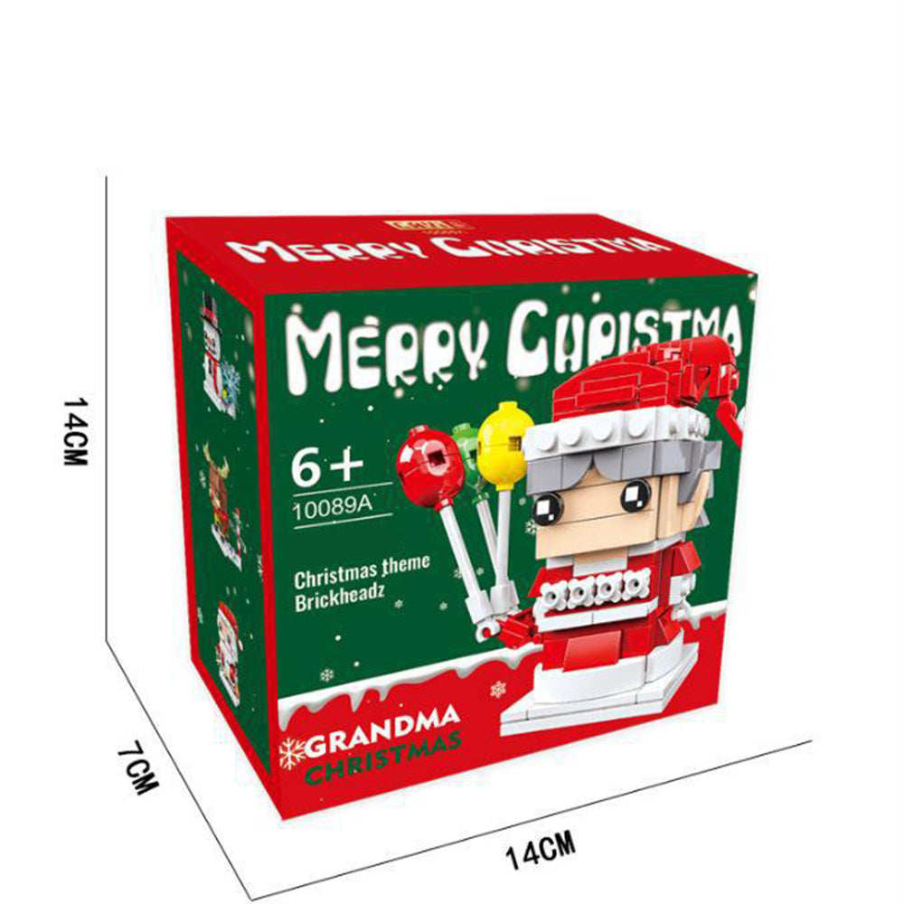 Schneemann Kleine Partikel Brickheadz Puzzle Baustein Spielzeug Weihnachtsgeschenke - BuildingPuzzleDE