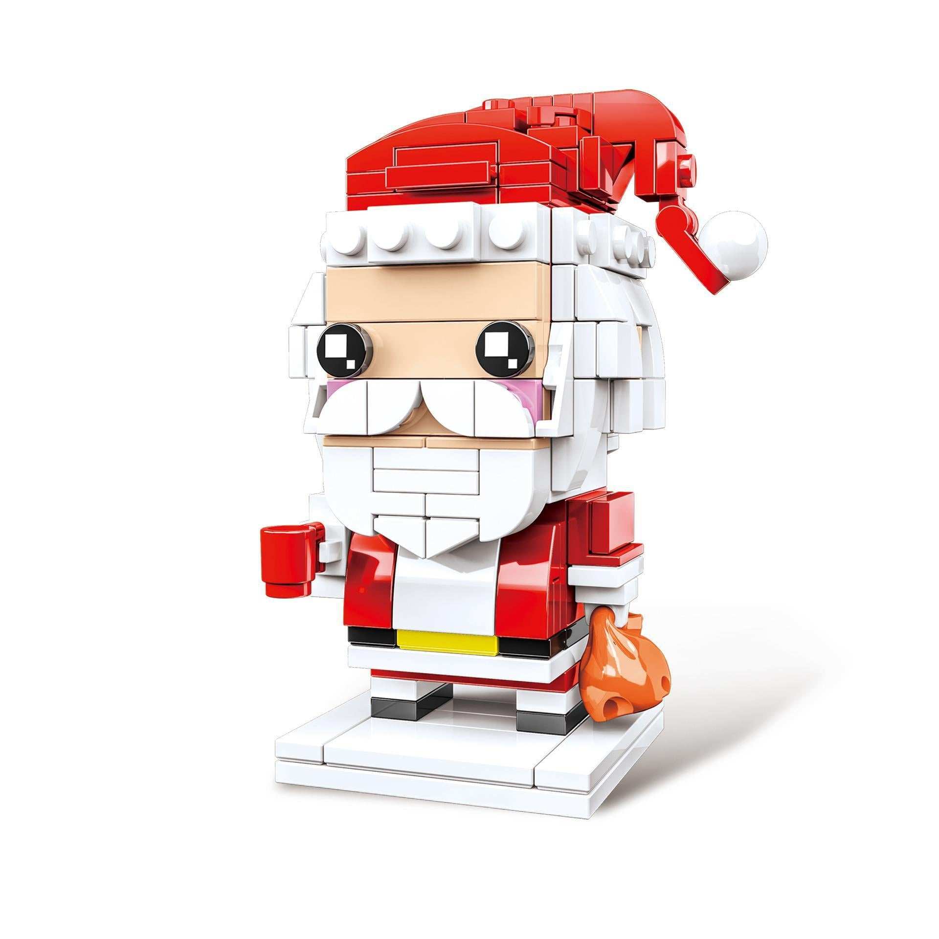 Schneemann Kleine Partikel Brickheadz Puzzle Baustein Spielzeug Weihnachtsgeschenke - BuildingPuzzleDE