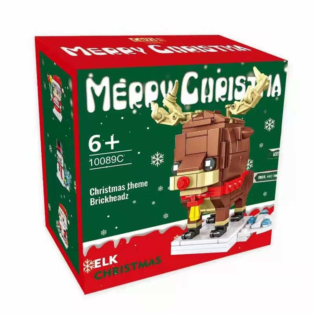 Schneemann Kleine Partikel Brickheadz Puzzle Baustein Spielzeug Weihnachtsgeschenke - BuildingPuzzleDE
