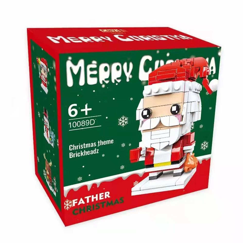 Schneemann Kleine Partikel Brickheadz Puzzle Baustein Spielzeug Weihnachtsgeschenke - BuildingPuzzleDE