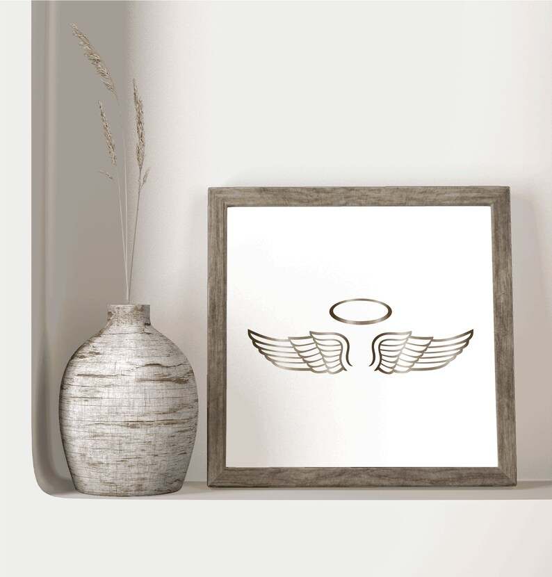 Angel wings Svg Angel Wings And Halo Svg#3