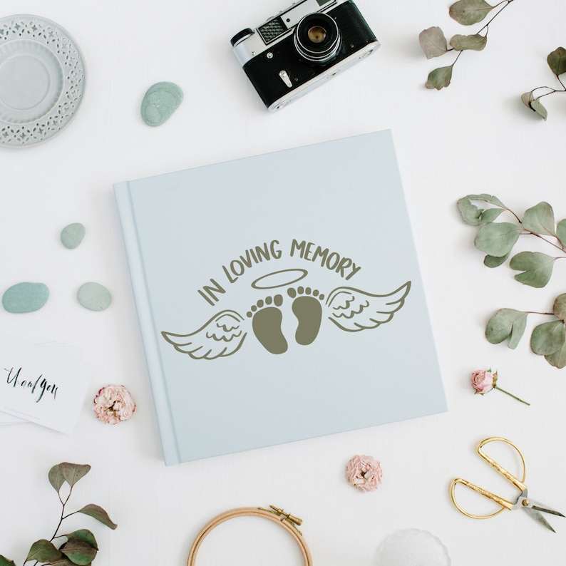 In Loving Memory SVG Loving Memory Angel Wings Svg#7