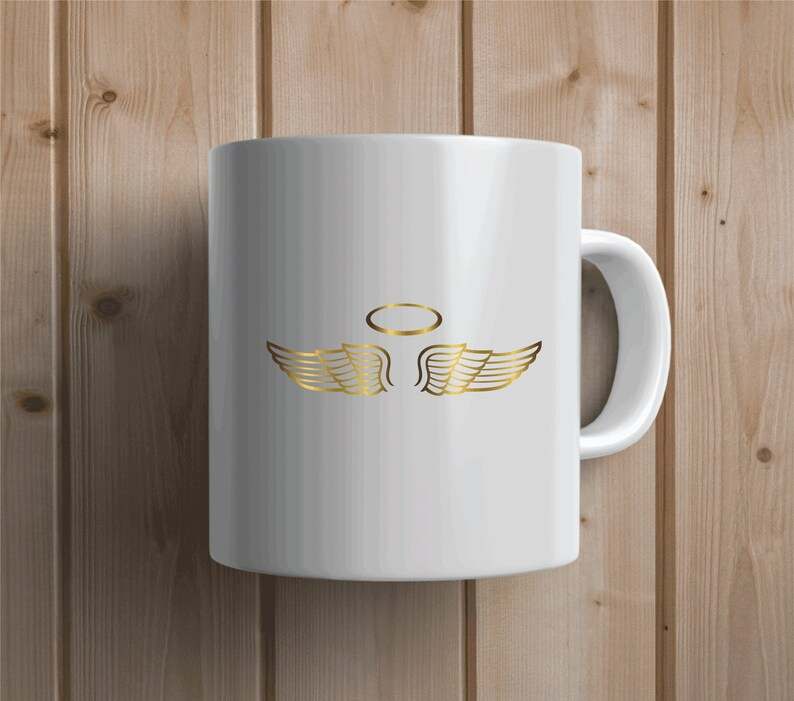 Angel wings Svg Angel Wings And Halo Svg#2