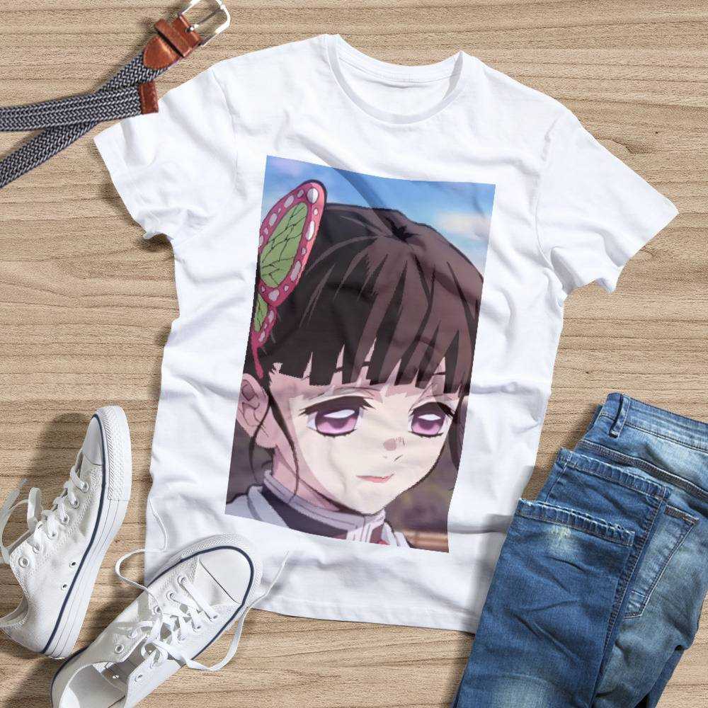 Hot Anime Demon Slayer Cosplay Kochou Shinobu Tsuyuri Kanawo T-Shirt Kids T- Shirt