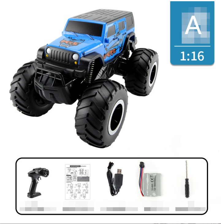Remote control amphibious off-road vehicle children's rechargeable four-wheel drive stunt climbing car high-speed double-sided driving waterproof car#4