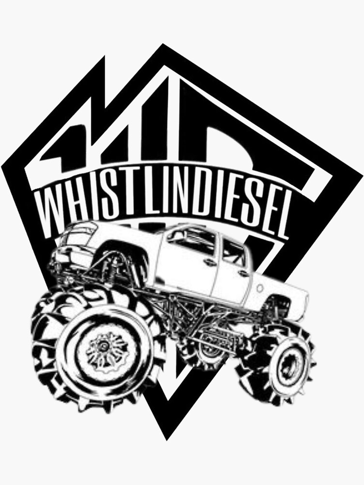 Whistlin Diesel Monster Max New Sticker Whistlindiesel Sticker