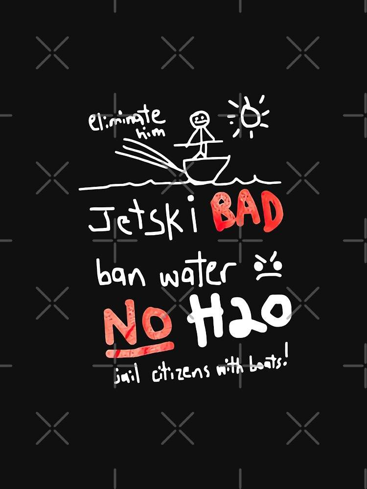 Jet ski bad ban water no h2o Pullover Sweatshirt