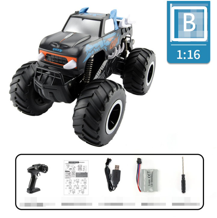 Remote control amphibious off-road vehicle children's rechargeable four-wheel drive stunt climbing car high-speed double-sided driving waterproof car#5