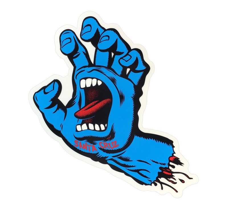 Santa Cruz Screaming, Scream Svg 