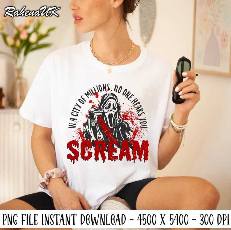 In A City Of Millions No One Hears You Png, Scream Svg 