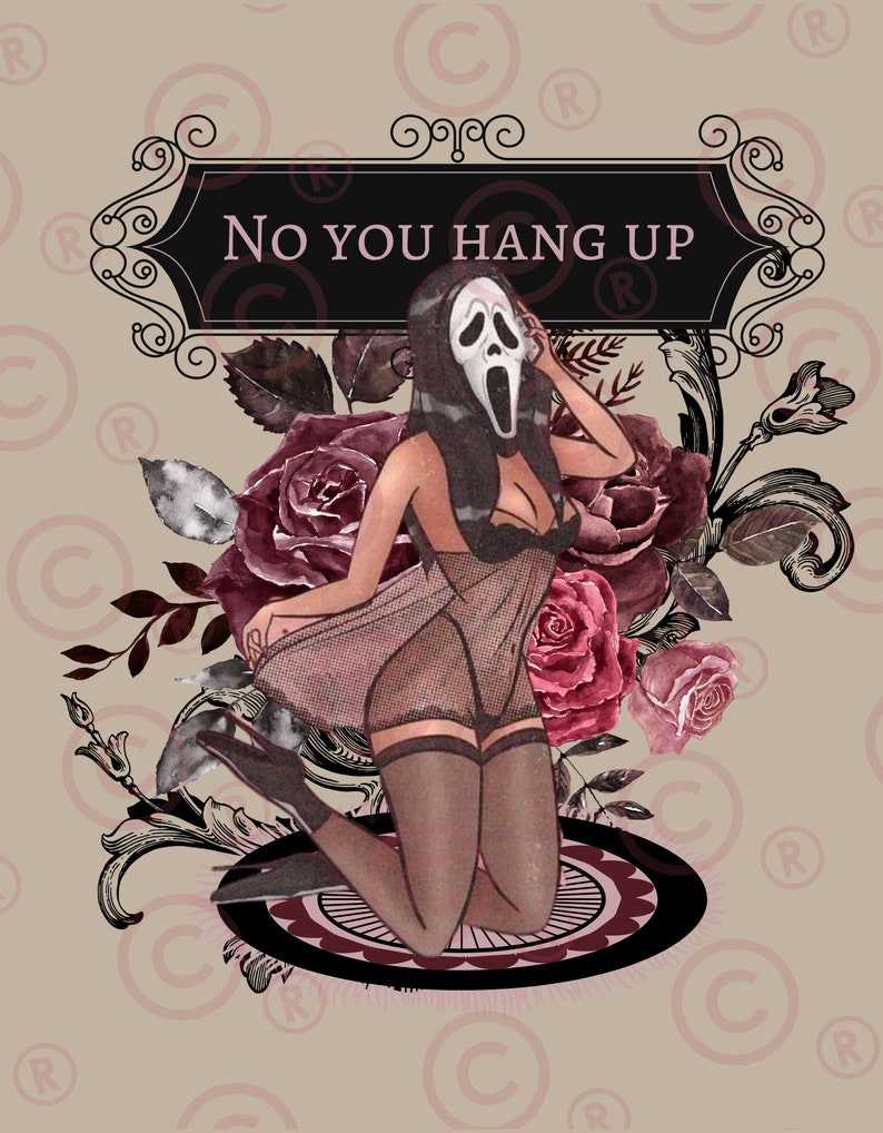 No You Hang Up Scream, Scream Svg 