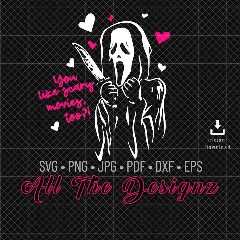 Scream svg, Ghost face Svg, Scream You Hang up SVG, Scream Ghost face ...