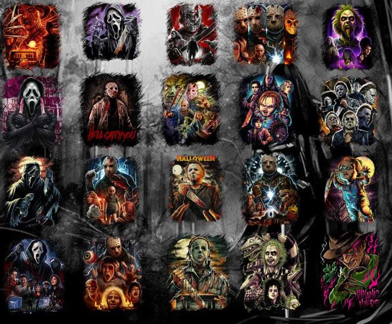 Halloween Bundle PNG, Scream Svg 