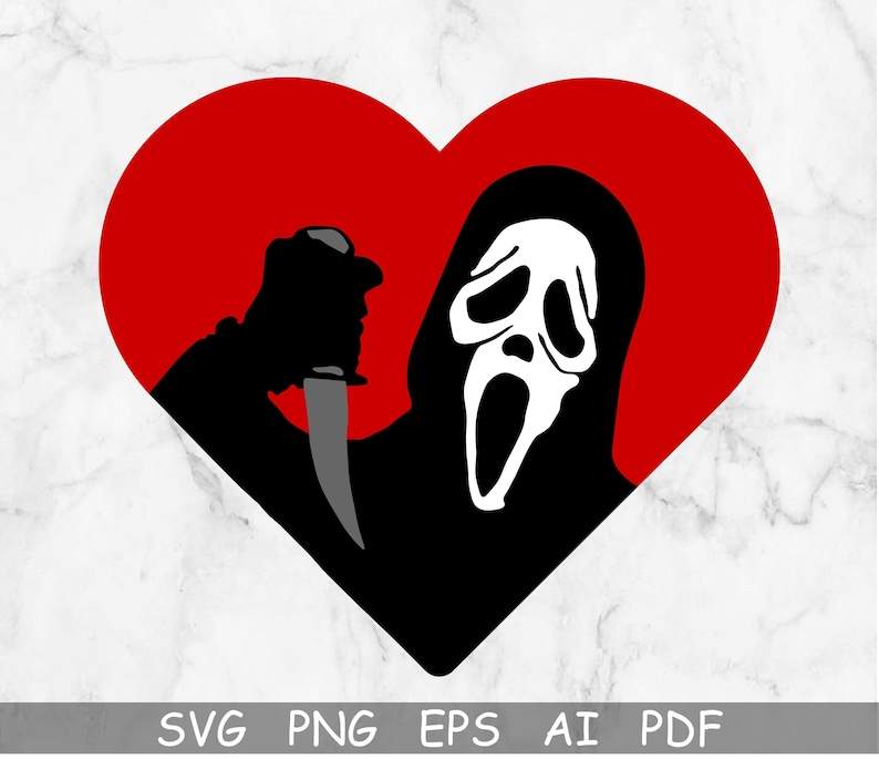 Ghost face Svg, Scream Svg 