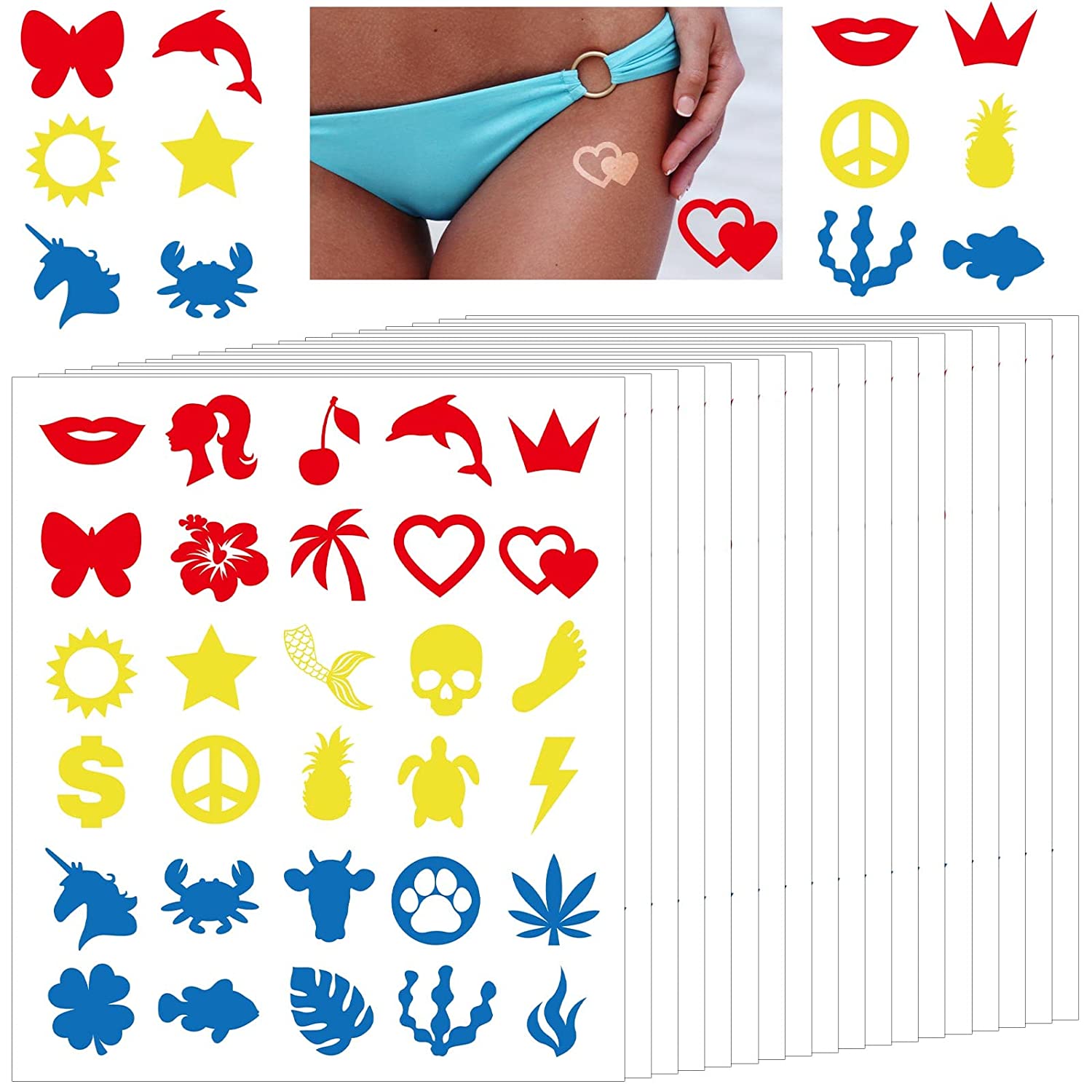 Lips Tanning Stickers is the best way to keep your stickers and tanning at  the same time. | tanningsticker.com