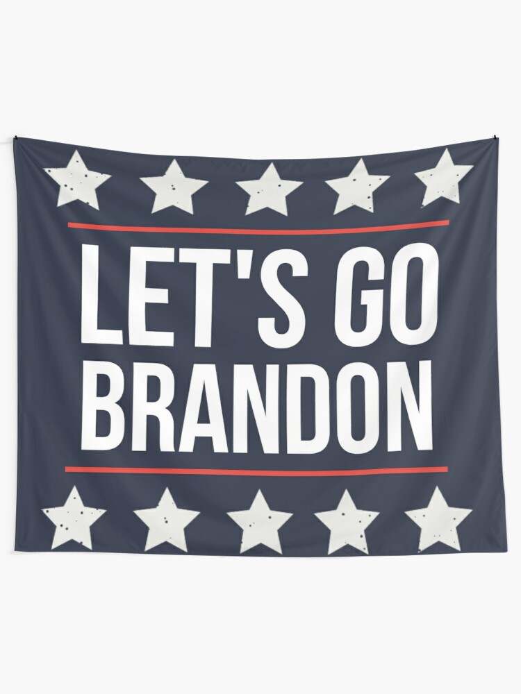 let's go Brandon- funny FJB chants meme Sticker for Sale by happy gift art