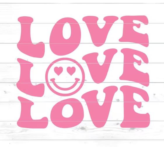 Simple Inlove Emoticon Face PNG & SVG Design For T-Shirts