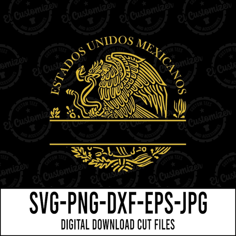 Mexican Eagle Svg, Mexico SVG Mexican Eagle Aguila Dorada Cut Files Svg Png
