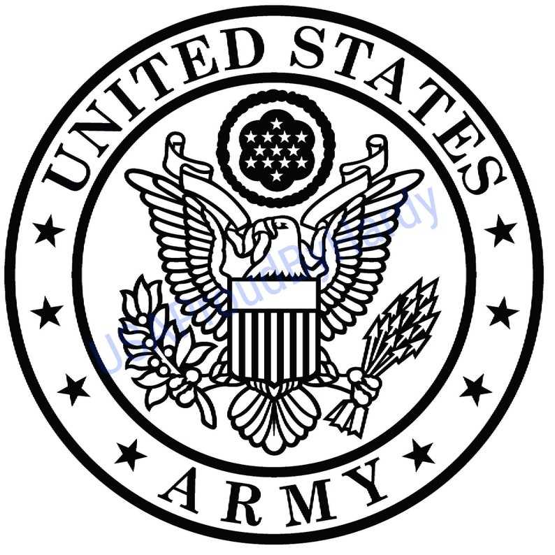 Eagles Logo Svg, United States Army Seal Logo - SVG Digital File - Digital Download - Perfect for Cricut#1