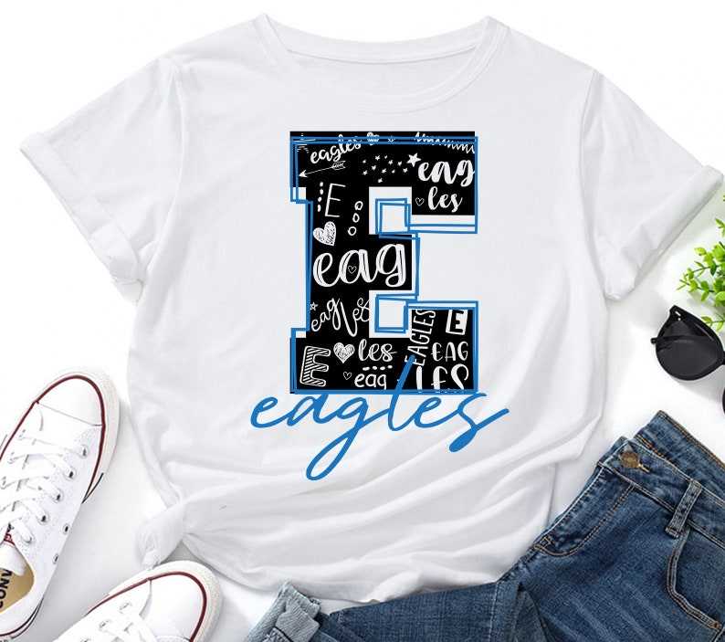 Eagles Svg, Eagles Mascot svg | Eagles Football svg | Eagles Typography Svg | Eagles Cheer Svg 