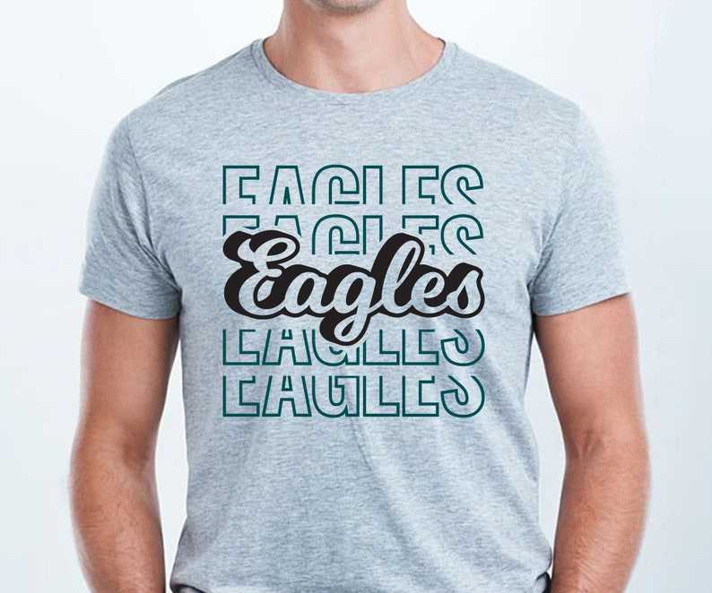 Eagles Logo Svg, Eagles Tee Svg | Eagles Shirt Svg | School Spirit Cute Design Cut File#4
