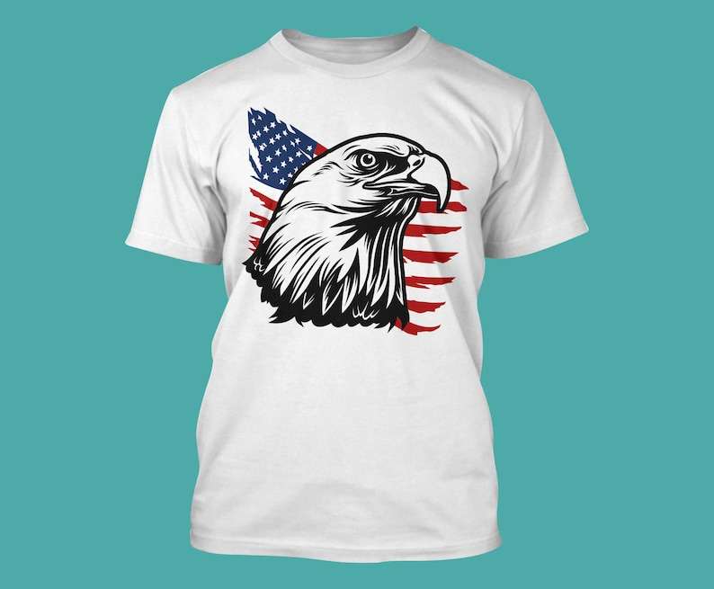 Eagle Head Svg, American Flag Eagle SVG File |  American Eagle svg | Patriotic svg