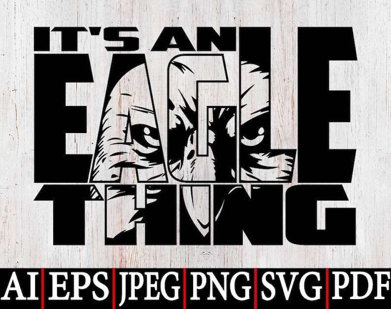Eagles Logo Svg, It's an Eagle Thing SVG | Eagle Stripes SVG | Mascot Baseball Svg Png#1
