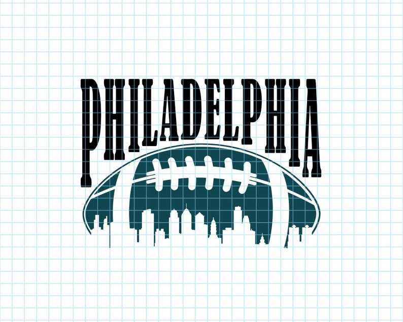 Philadelphia Eagles Svg, Philadelphia Skyline Svg Png | Philadelphia Baseball Team Svg | Eagles Svg | Instant Downloads