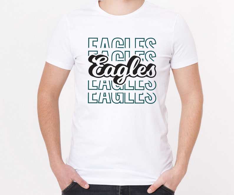Eagles Logo Svg, Eagles Tee Svg | Eagles Shirt Svg | School Spirit Cute Design Cut File#6