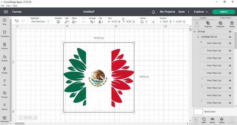 Mexican Eagle Svg, Mexico Sunflower Svg | Mexico Flower Svg | Mexican Flag svg Instant Download