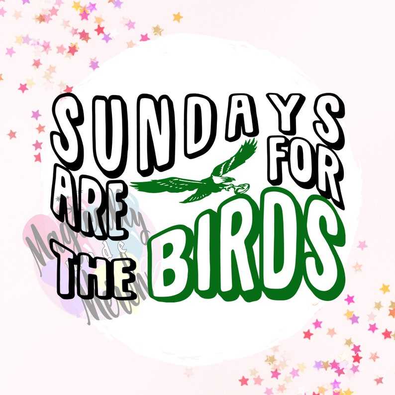 Philadelphia Eagles Svg, Sundays Birds SVG - Great for Cricut Philadelphia Football 