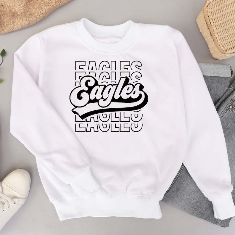 Eagles Svg, Eagles Tee Svg | Eagles Svg | School Spirit | Cute Design Cut File#3