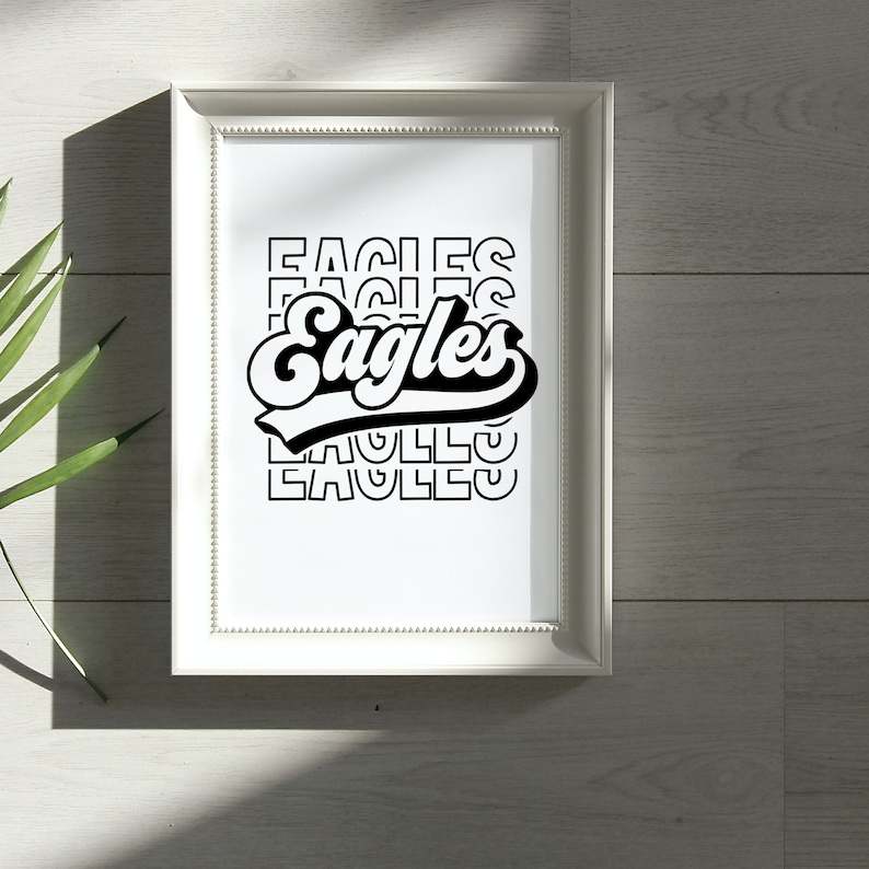 Eagles Svg, Eagles Tee Svg | Eagles Svg | School Spirit | Cute Design Cut File#5