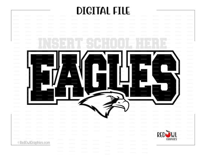 Eagles Logo Svg, Eagle Svg | Eagles Svg Png Sublimation Cut File 